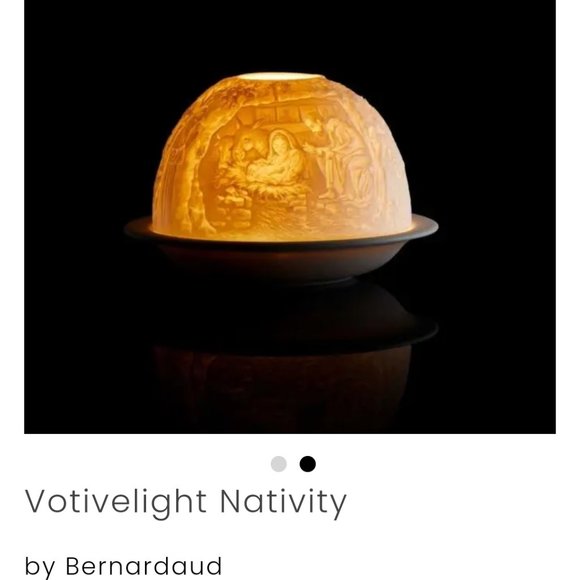 Bernardaud "Nativity" Lithophane Votivelight - Picture 1 of 12